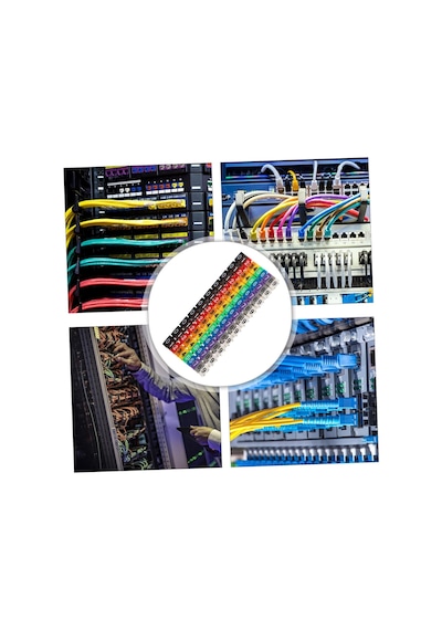 Kyrotech 100 Lü Renkli Kablo Etiketi Seti 6mm Plastik, 10 Renk, Yeniden Kullanılabilir Kordon Etiketi, Fiber Optik Ve Elektrik Kabloları İçin Kablo Düzenleyici Etiket Klipsleri Çok Renkli Kyrotech 100 Lü Renkli Kablo Etiketi Seti 6mm Plastik, 10 Renk, Yeniden Kullanılabilir Kordon Etiketi, Fiber Optik Ve Elektrik Kabloları İçin Kablo Düzenleyici Etiket Klipsleri Çok Renkli