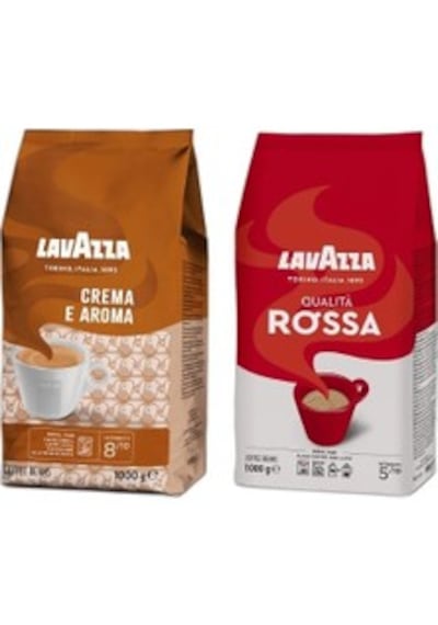 Lavazza Crema E Aroma 1kg+ Lavazza Qualita Rossa 1 Kg Çekirdek Kahve