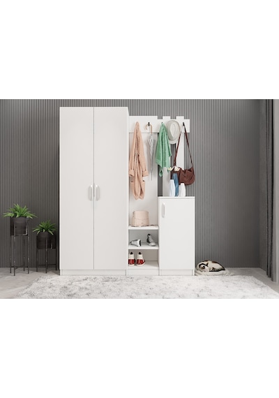 Teos Portmanto Vestiyer Beyaz180 CM