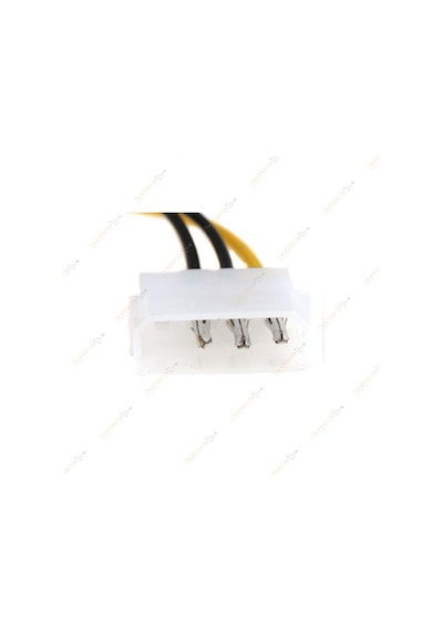Molex 4 Pin To 3 Pin Erkek Fan Konnektör Soket Çevirici 20Cm
