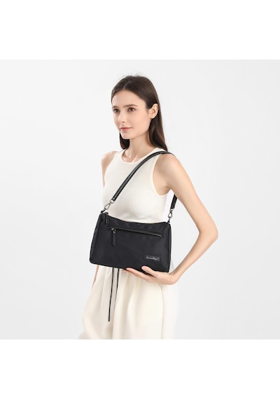 Smart Bags Twill Dimi Kumaş Kadın Omuz Çantası 3325 Vizon