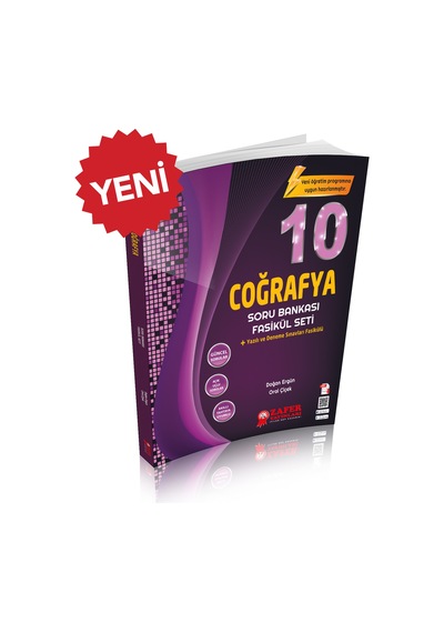 Zafer Yayınları 10. Sınıf Coğrafya Soru Bankası Fasikül Seti - Yeni