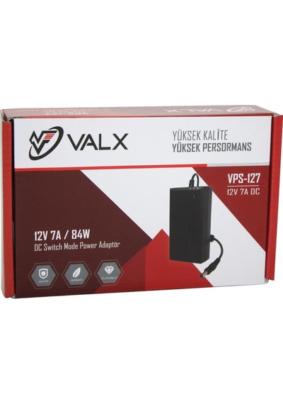 Valx Vps-127 12Volt 7Amper Adaptör -