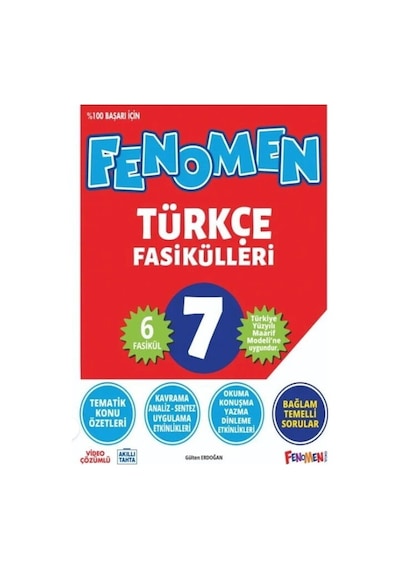 7. Sınıf Türkçe Fasikülleri Fenomen Okul Yayınları