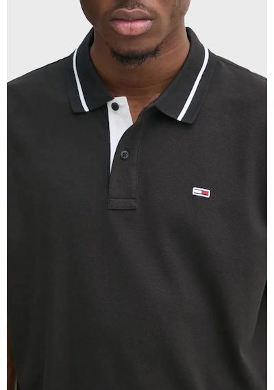 Tommy Jeans Erkek Polo Yaka T Shirt Dm0dm20745 Pt2 Koyu Gri Koyu Gri