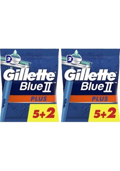 Gillette Blue2 Plus Kullan At Tıraş Bıçağı 2 x 7'li
