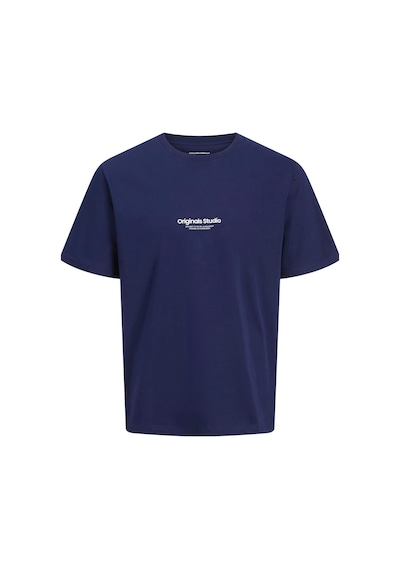 Jack & Jones Jorvesterbro Tee Ss Crew Neck Noos Lacivert-1 1 Beyaz