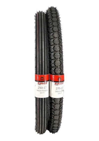 Cup  Mondial  Kuba  Arora  275-17 Tt Ve 250-17 Tt Tubetype Lastik Set