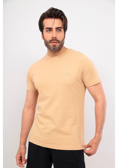 Fore Sport Erkek Bisiklet Yaka T-shirt Bej