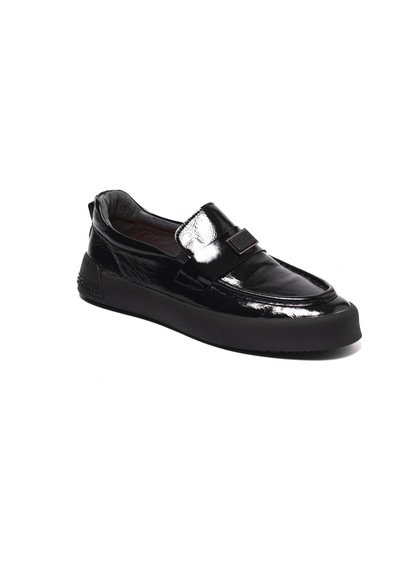 Black Wrinkled Oxford Klasik Erkek Diğer Ka-26y-alfa5405 John May Munıh Shoe Siyah