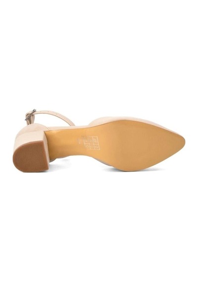 Cihanshoes Ten Cilt Topuklu Kadın Ayakkabı - Ten