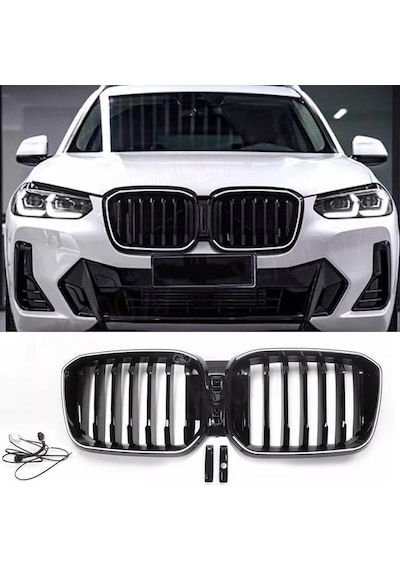 Autogp Bmw X3 G01 Lci Ön Böbrek Panjur Izgara Ledli M Performance 2022+