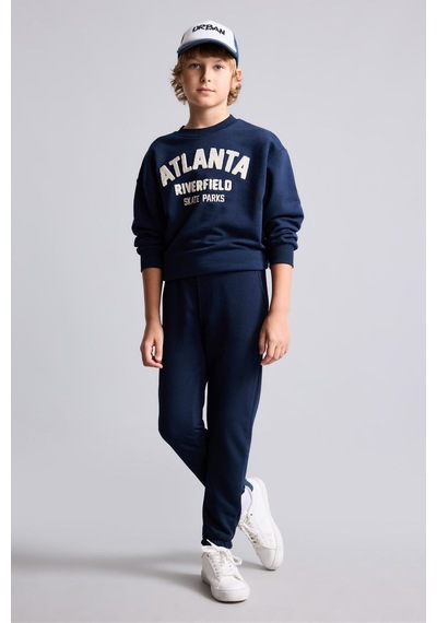 Defacto Regular Fit Lastikli Paça Jogger Eşofman Altı Erkek Çocuk I0596a826augr400 Gri-gr400