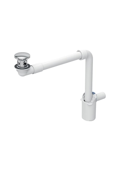 Geberit Lavabo Gideri Basma Kumandalı Dar Model D 32mm Krom Parlak - 152.073.21.1 Krom - Parlak