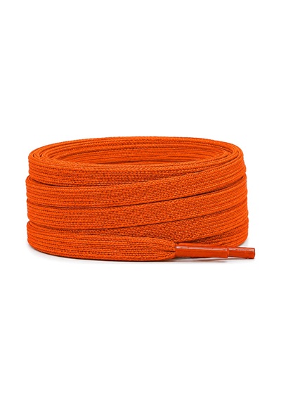 Hapshoe 100 Cm Yassı 5 Mm Turuncu Spor Ayakkabı Bağcığı