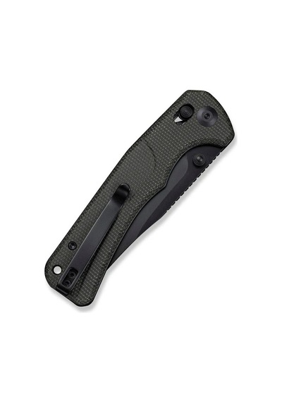 Sencut Slybolt Dark Green Canvas Micarta Handle Black 9cr18mov Blade Kamp Çakı Yeşil