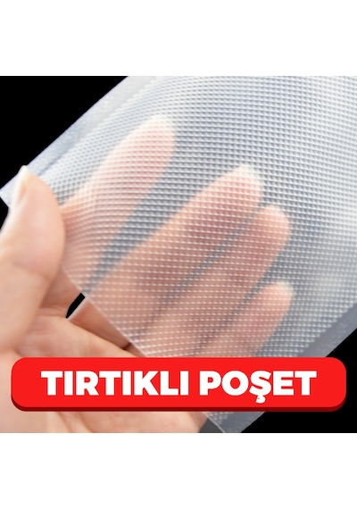 Tırtıklı Vakum Poşeti Tüm Makinelere Uyumlu 20X26 - 1 KG