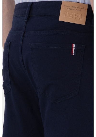 U.S. Polo Assn. Erkek Lacivert Slim Fit Kanvas Pantolon 50309119-VR033
