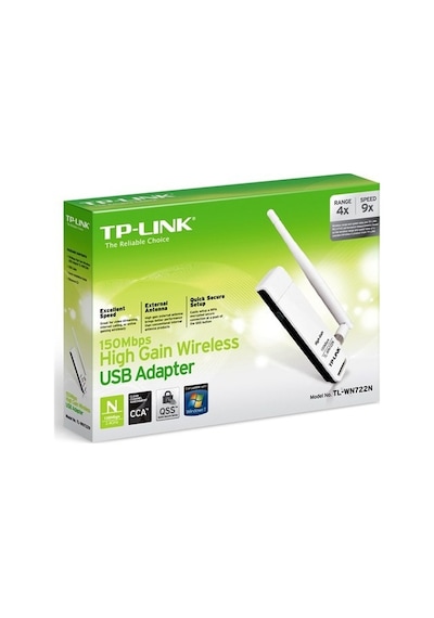 Tp-Link Tl-Wn722N 150 Mbps N Kablosuz 4Dbi Wps USB Adaptör