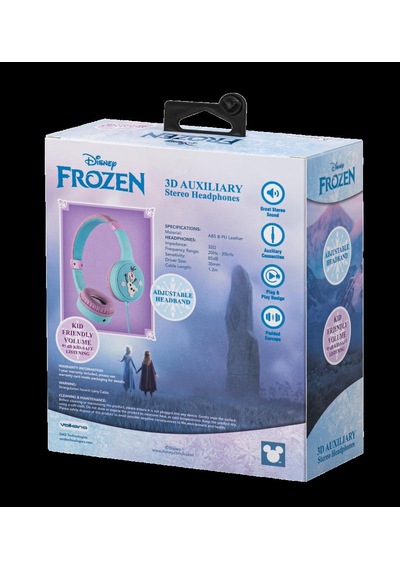 Kablolu Kulaklık Disney Frozen Çocuk Kulaklığı Lisanslı Dy-3053-fr