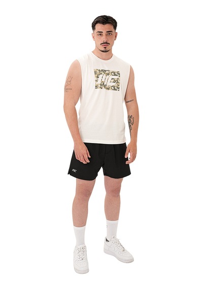 Musclecloth Tactical Kolsuz T-shirt Kırık Beyaz Kırık Beyaz