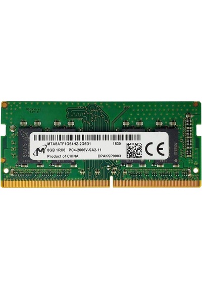 Micron MTA8ATF1G64HZ-2G6D1 8 GB DDR4 2666 MHz CL19 Notebook Ram