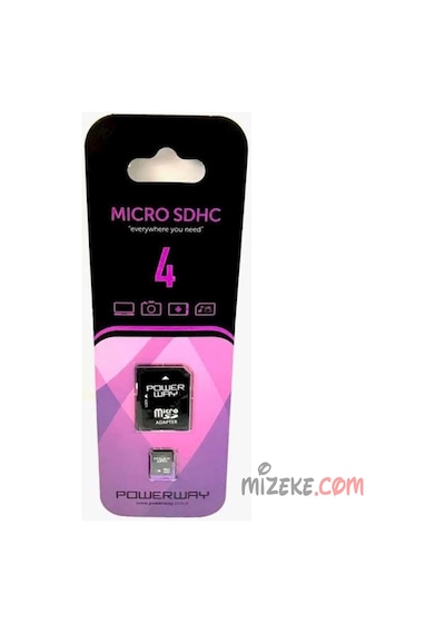 Powerway 4 Gb Micro Sd Hafıza Kartı