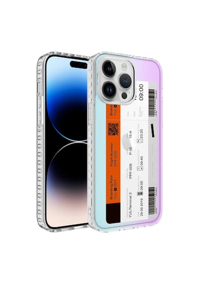 Apple Uyumlu iPhone 13 Pro Kilif Airbag Kenarli Renkli Desenli Elegans Kilif 560167510