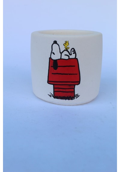 8li Snoopy Macerası Desenli Saksı Seti By Nur Hanım