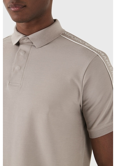 Emporio Armani Erkek Polo Yaka T Shirt 3d1fm3 1jcyz 0650 Bej