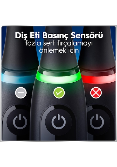 Oral-b İo6 Siyah Şarjlı/elektrikli Diş Fırçası, 2 Fırça Başlığı, Uzun Ömürlü Pil, Premium Seyahat Kabı 95852477