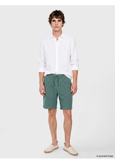 Lc Waikiki Lc Waıkıkı Yeşil Regular Fit Erkek Şort