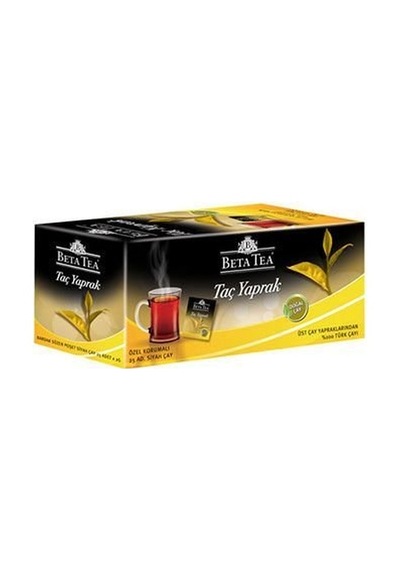Beta Tea Taç Yaprak Siyah Bardak Poşet Çay 25 x 2 G