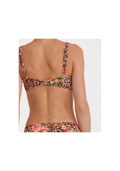 Argento Kadın Leopar Desenli İnce Sabit Kaplı Balenli Ayarlanabilir Askılı Slip Bikini Takımı Leopar Argento Kadın Leopar Desenli İnce Sabit Kaplı Balenli Ayarlanabilir Askılı Slip Bikini Takımı Leopar