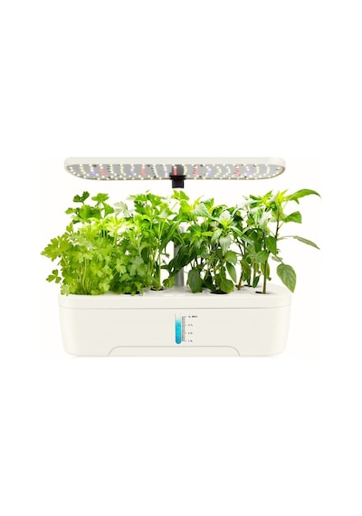 Hymark Hidroponik Topraksız 12 Bölmeli Bitki Yetiştirme Kiti 3 Mod 139 Led Tam Spekturumlu Bahçe Kiti