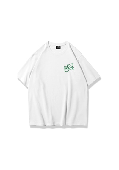 Tarzsokak Unisex Let's Go Back Tshirt Beyaz