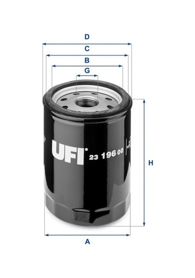 Yağ - 482 - Filtresi Fıat Albea 1.2 1.6 16v, Palıo 1.4, Punto 1.2, Uno - Dpmıx-hb - 1.6