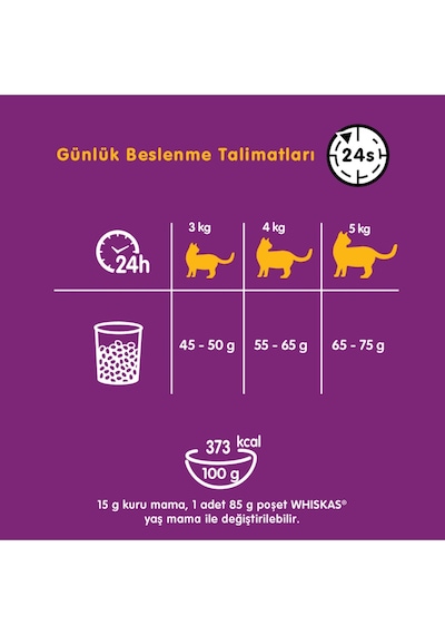 Whiskas Tavuklu Yetişkin Kedi Maması 3800 G