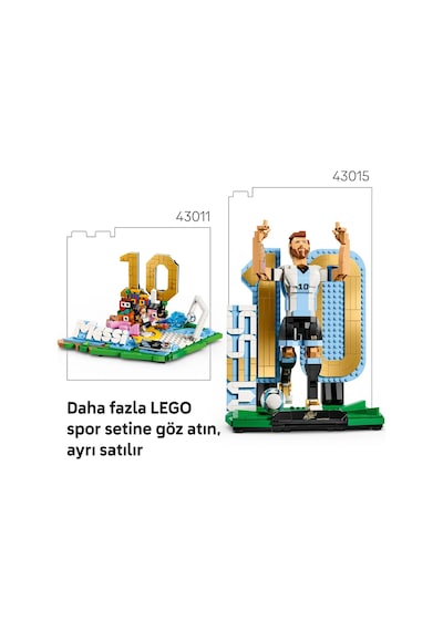 LEGO® Editions Lionel Messi – Kutlama 43018 - 14 Yaş ve Üzeri Çocuklar için Sürprizler İçeren Oyuncak Yapım Seti (1427 Parça)