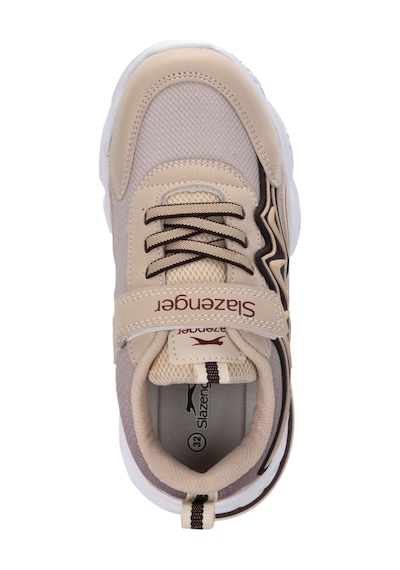 Slazenger Explorer I Unisex Çocuk Cırt Cırtlı Bej Günlük Spor Ayakkabısı