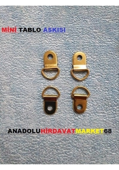 Mini Tablo Askılığı Tablo Ve Resim Çerçeve Askı Aparatı 10 Adet S