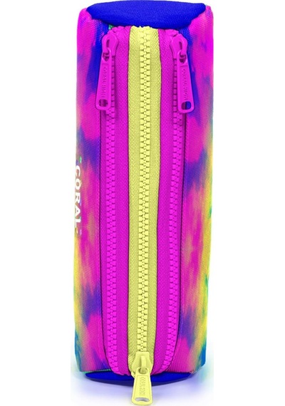Coral High Kids Renkli Batik Desenli Üç Bölmeli Kalem Çantası 22057