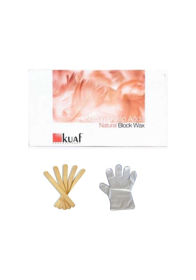 Kuaf Naturel Kalıp Sir Ağda 500 G + Eldiven + Spatula