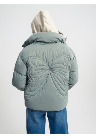 Regular Fit Kadın Mont Mint Yeşili