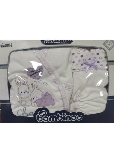 Bambinoo Lila 5li Hastane Çıkışı Pamuklu Lila