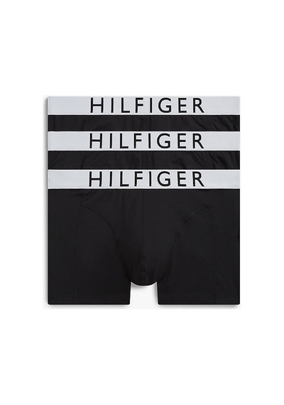 Tommy Hilfiger Erkek Cooling Tech Trunk Wb 3'lü Boxer Seti-16227 Siyah