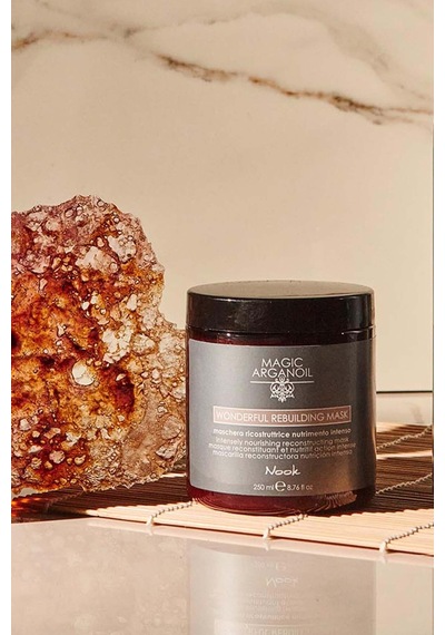 Nook Magic Arganoil Yıpranmış Saçlar İçin Havyar Shea Yağı Ve Probiyotik İçerikli Onarıcı Maske 250ml