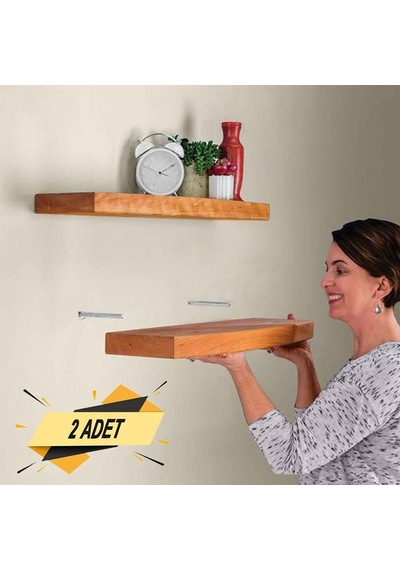 Nobel Kolay Montaj Gizli Raf Tutucu 10 Mm X 10 Cm 2 Adet Belirtilmemiş