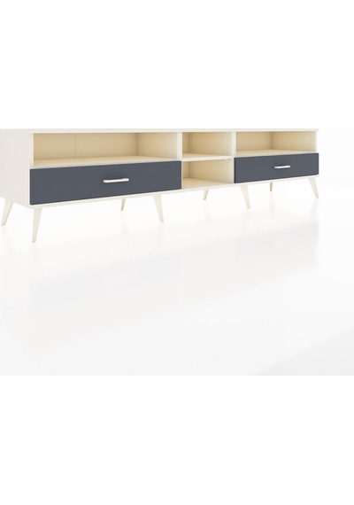 Hyperion Tv Ünitesi 3 Raflı 2 Çekmeceli 220x44x51 Aytaşı-aytaşı/antrasit Aytası/antrasıt - Aytası Hyperion Tv Ünitesi 3 Raflı 2 Çekmeceli 220x44x51 Aytaşı-aytaşı/antrasit Aytası/antrasıt - Aytası