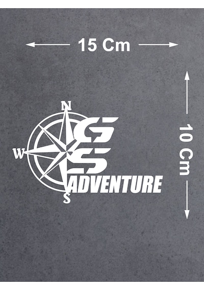 Gs Adventure Sticker - 00049 15x10 Cm